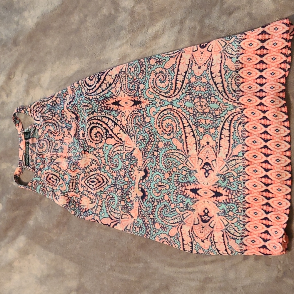 Cynthia Rowley patterned blouse